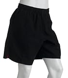 Speedo Men's Fashion Polyester Brushed Microfiber Solid Rally V 19" Outseam Volley Watershort Swimsuit, Black, Medium