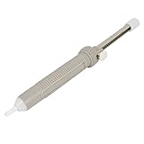 uxcell はんだ除去ポンプ はんだ吸取器　28x4x3cm グレー ホワイト