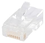 Greenlee 45751 Flat Cable Connectors RJ12, 6-Position 6-Conductor, 50-Pack
