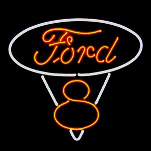 Ford V8 Neon Sign