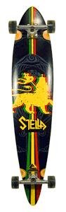 46 complete 8 ply maple longboard skateboard NEW Irie Crest Black