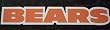 Chicago Bears Team Name NFL Car Magnet