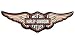Harley-Davidson&reg; Bar & Shield Logo with Wings Tin Sign--NEW for 2009. Embossed tin sign. Measures 7" x 23". Made in the USA. 99350-09V