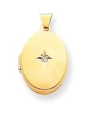 14k Diamond Locket