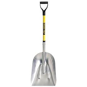 Ames True Temper Landscaper Aluminum Scoop with 29-Inch Ribbed Fiberglass Power D-Grip... from Aluminum Scoops