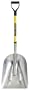 Ames True Temper Landscaper Aluminum Scoop with 29-Inch Ribbed Fiberglass Power D-Grip Handle 1671900