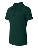 Girls' Short Sleeve Picot Polo