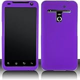 IMAGE OF LG VS910 Revolution 4G MS910 Esteem Rubber Dr. Purple Case Cover Protector (free ESD Shield Bag, Ship in Carton Box)