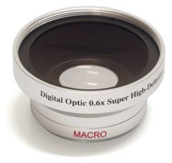 ビデオカメラ用 広角0.6倍 コンバージョンレンズ【25～37mm】