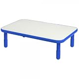 14" Tall Rectangle Baseline Table (Royal Blue) (14"H x 48"W x 30"D)