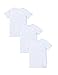 David Archy Men's 3 Pack Rib Modal Crewneck Undershirts