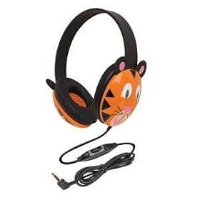 Califone Kids Animal Design Headphones 2810 (Tiger) 2810-ti by Califone