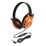 Califone Kids First Stereo Headphone - Animal Design, Tiger