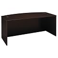 Series C: Bow Front Desk- Mocha Cherry