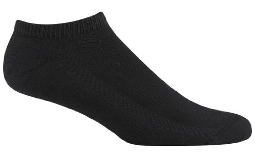 WigWam Dash No-show Socks, Black, Md
