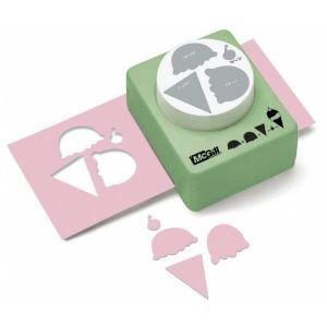 punch ice cream scrapbooking paper cone