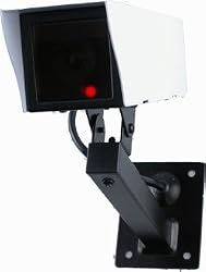 FAKE SECURITY CAMERA WITH FLASHING LIGHT made from a real camera