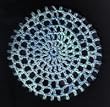 Ocean Multi Classic Crocheted Hair Bun Cover XL
