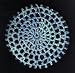 Ocean Multi Classic Crocheted Hair Bun Cover XL