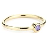 Lisa Stewart Purple Single Stone Ring