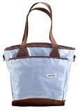 Fleurville Sling Tote Diaper Bag In Blue Chocolate Green LAM