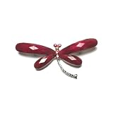 Red Dragonfly Austrian Crystal Pin