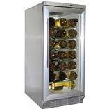30 Bottle Wine Chiller (White) (34.5H x 15W x 23D)