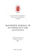 Magazines : Hacettepe Journal of Mathematics and Statistics