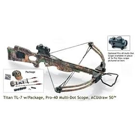 TenPoint Crossbow - Titan TL-7 AdvantageTimber HD Crossbow Package w Pro40 Multi Dot...