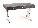 Maddison Black Croc Leather Desk