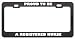 I'M Proud To Be A Registered Nurse Profession Career License Plate Frame Tag Holder