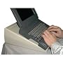 Lap Top Desk - Angled Lap Desk (Gray) (5"H x 14"W x 12"D)