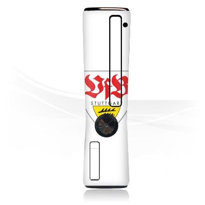 Design Skins for Microsoft Xbox 360 Slim Faceblade - VFB Stuttgart Design Folie Design Skins for Microsoft Xbox 360 Slim Faceblade - VFB Stuttgart Design Folie
