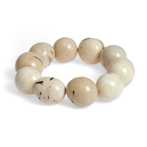 Tagua Nut Beige Bracelet 