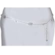 Silver Body Jewelry Belly Chains Max Length 39 inches (b215d)
