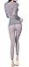 LANBAOSI Women's Round Neck Stretch Seamless Top & Bottom Thermal Underwear Set