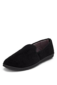 Slip-On Corduroy Slippers