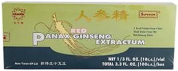 Superior Trading Co. (Chinese Imports) Panax Ginseng Extract, RED, 10/10 CC by Superior Trading Company