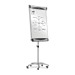 Total Erase Mobile Easel, w/ 5 Casters, 67"x77"H, Platinum