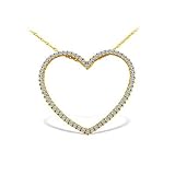 14k Gold Diamond Heart Pendant (1 ct.tw.)