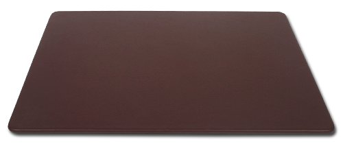 Dacasso Chocolate Brown Leather Desk Mat, 30-Inch by 19-Inch