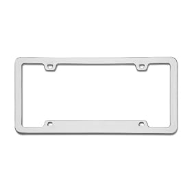 Cruiser Accessories 15130 Neo Sport Chrome License Frame