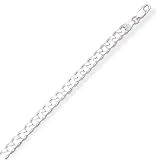 Sterling Silver Curb Link Chain 150 (6mm) 24"