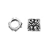 Low price Sterling Silver Fancy Granulated Tube Bead - Fits Pandora - 7.5mm