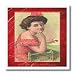 Victorian Valentine Will You Be My Valentine - 6x6 Iron On Heat Transfer For White Material