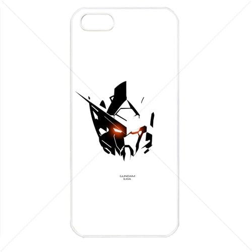 Gundam Manga Anime for Apple iPhone 5 5S TPU Soft Black or White case (White)