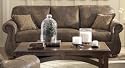 Sofa 8-Way-Hand-Tied in Brown Bomber-Jacket Microfiber - 9936M-3