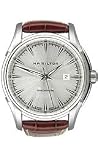 Hamilton Jazzmaster Viewmatic 44mm Brown Leather Black Dial Men's watch #H32715551