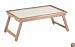 Winsome 98821 Flip top Bed Tray with Notch Handle - White/Natural