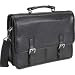 Kenneth Cole Briefcases - Leather Christina "flap-Plegate" Flapover Blac